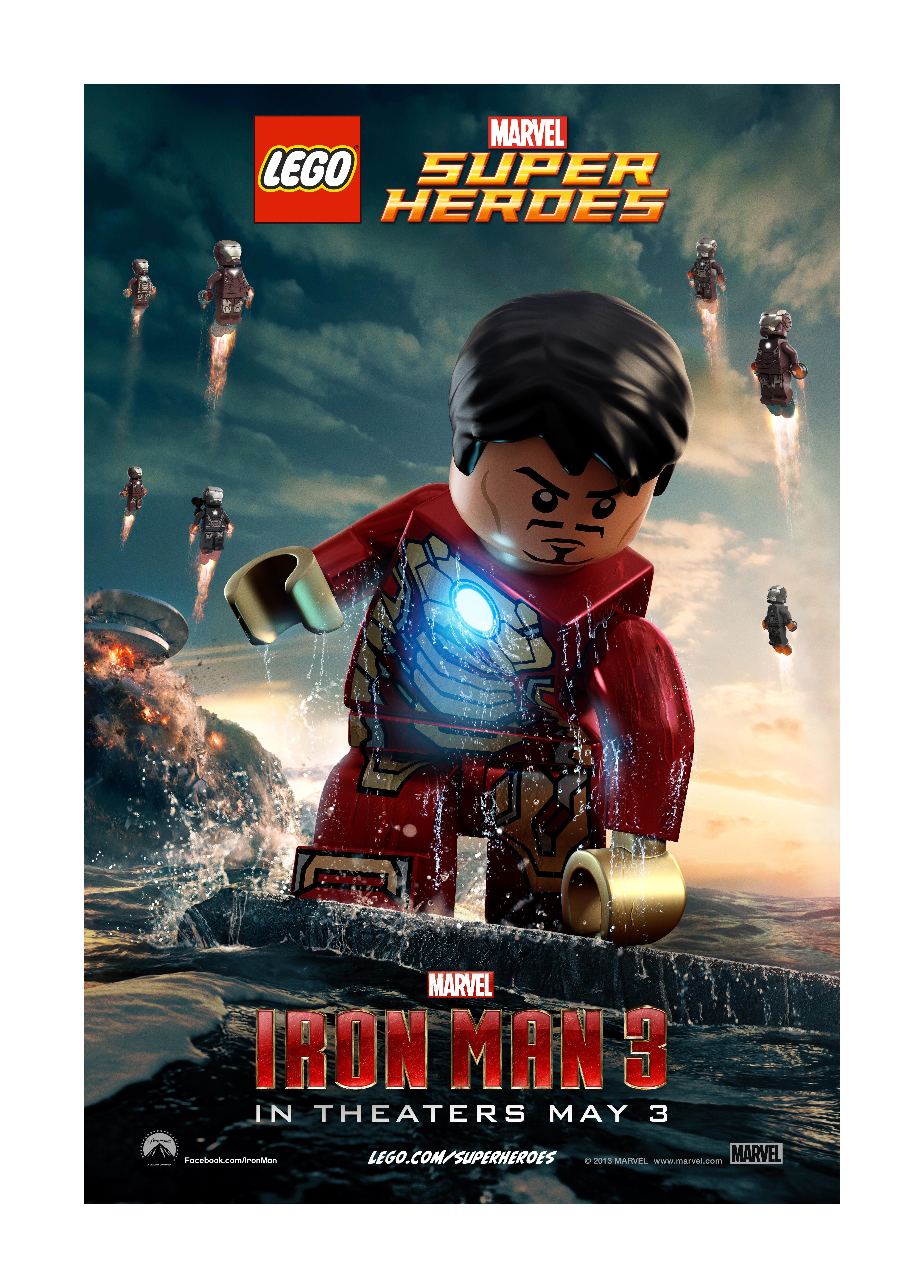 Iron Man 3 Lego Poster 1