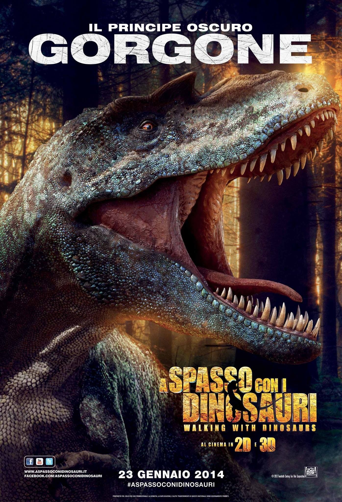 Gorgone Walking With Dinosaurs Poster