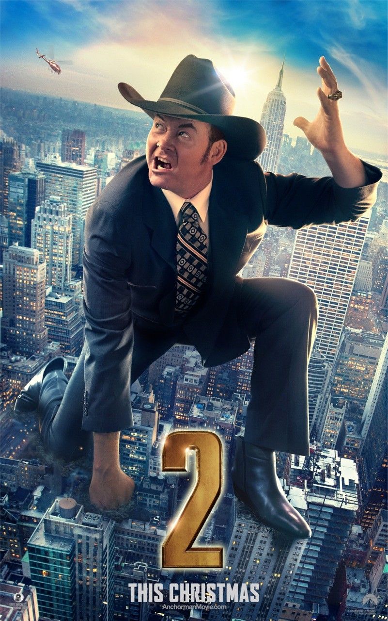 Anchorman 2 Champ Kind Character Poster