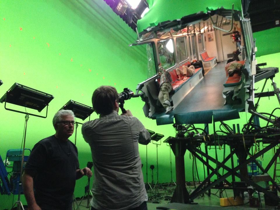 Godzilla behind-the-scenes photo
