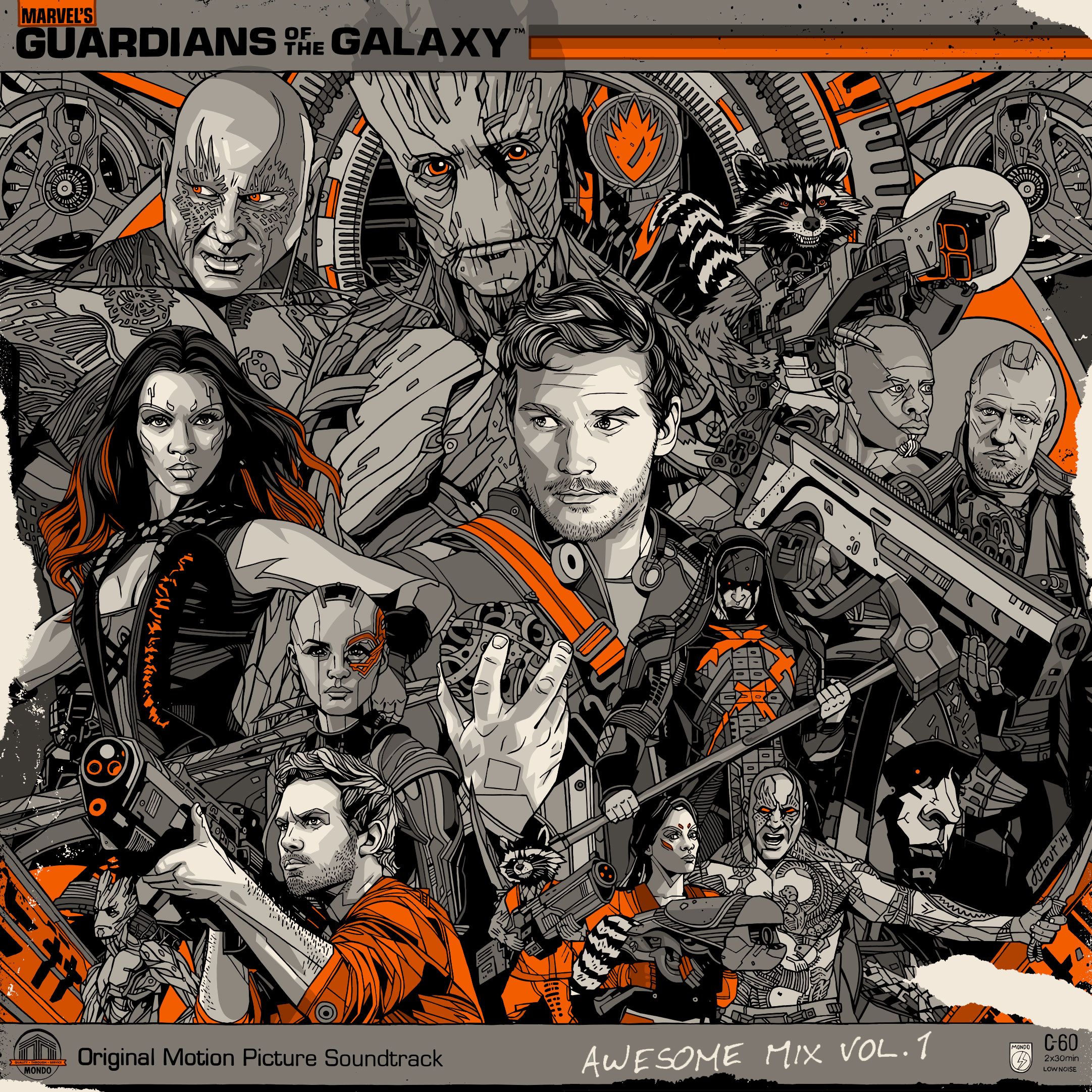 Guardians of the Galaxy Mondo Soundtrack Photo 1