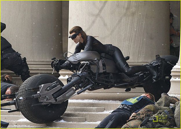 The Dark Knight Rises Anne Hathaway Stunt Photo #1