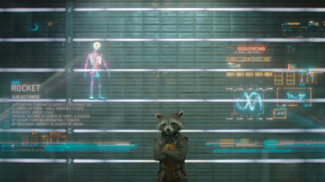 Silent Rocket in Guardians of the Galaxy