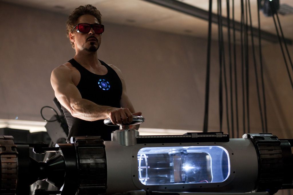 Robert Downey Jr. stars as billionaire industrialist Tony Stark aka Iron Man in Iron Man 2