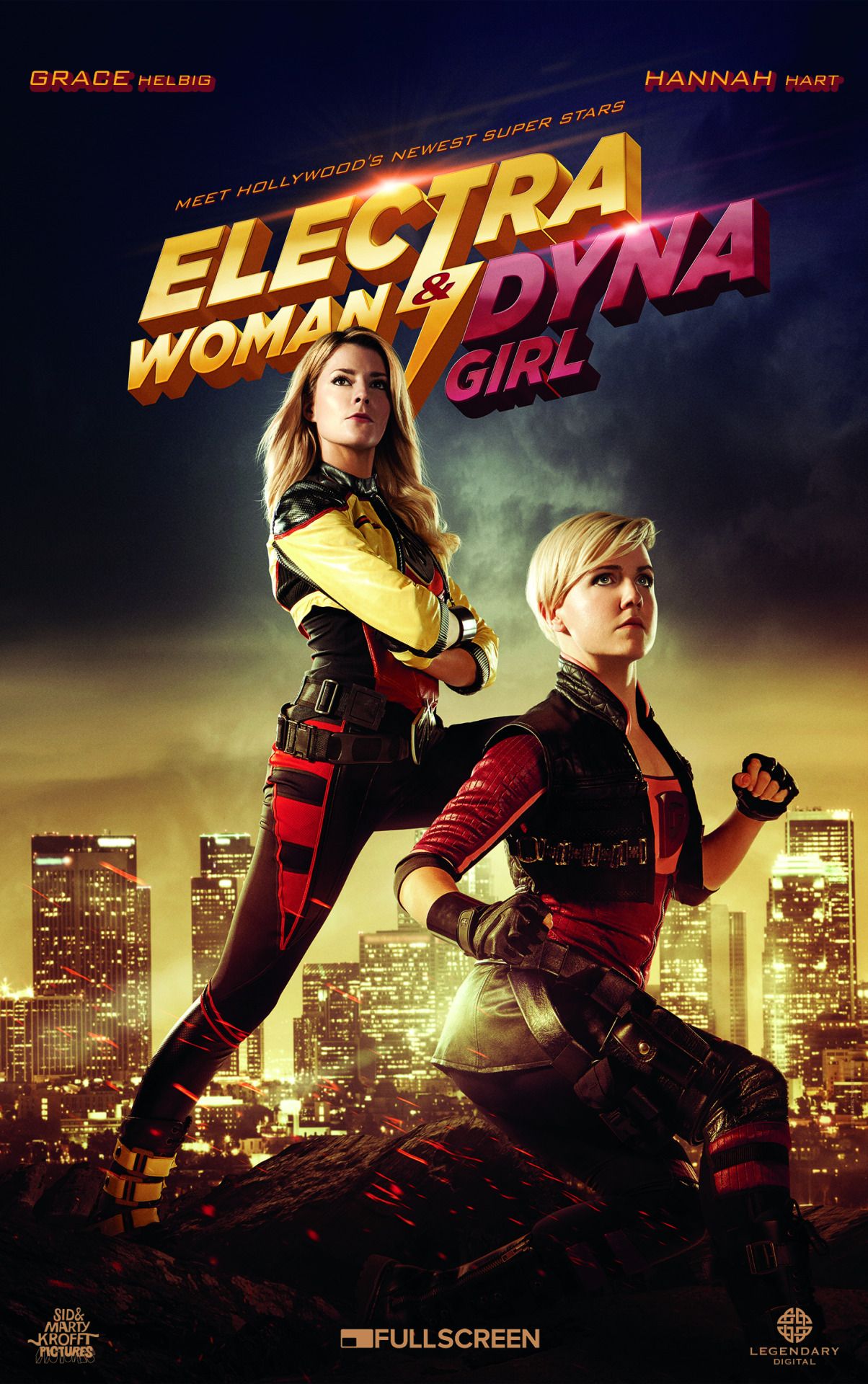 Electra Woman and Dyna Girl Poster