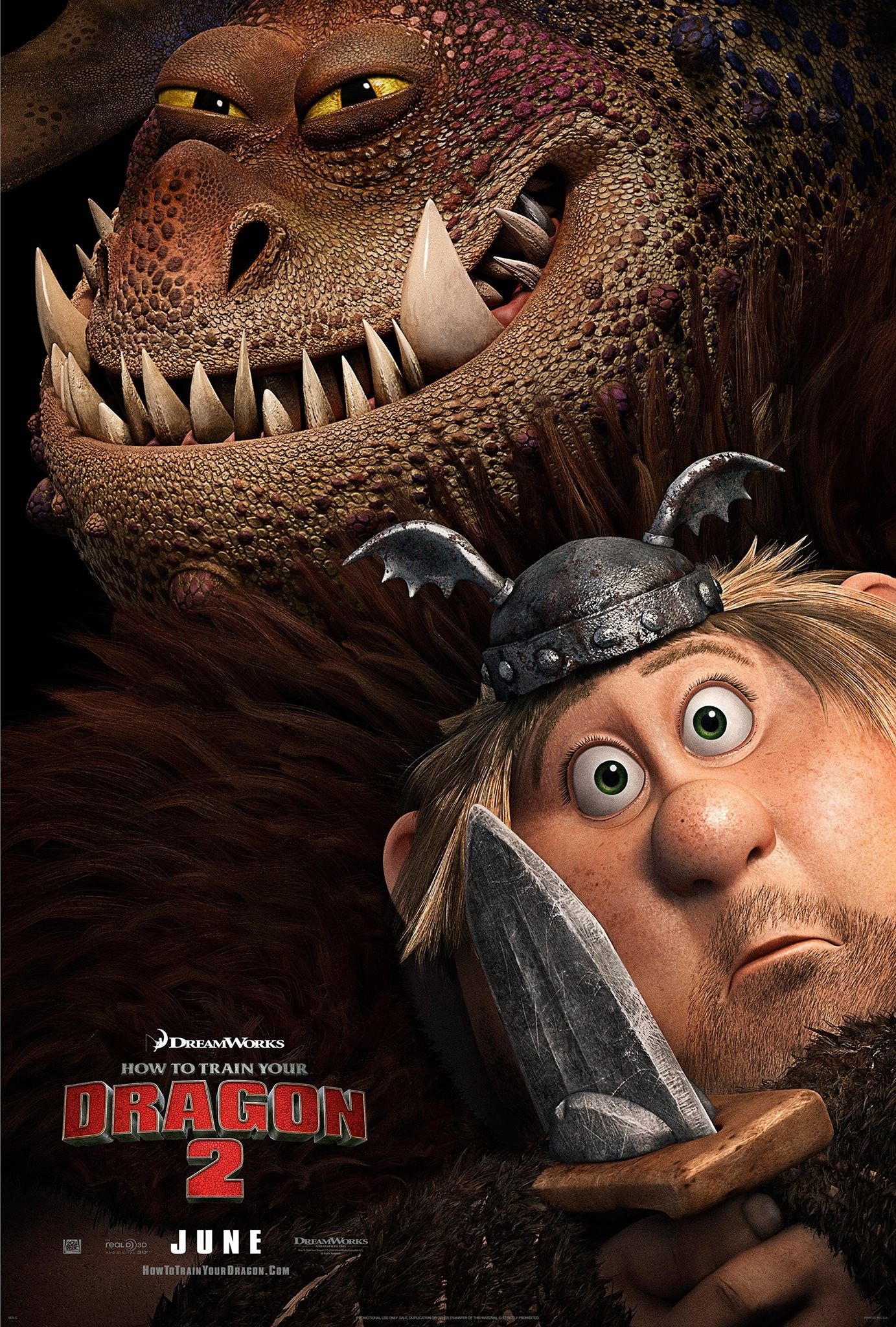How to Train Your Dragon 2 Fishlegs Poster