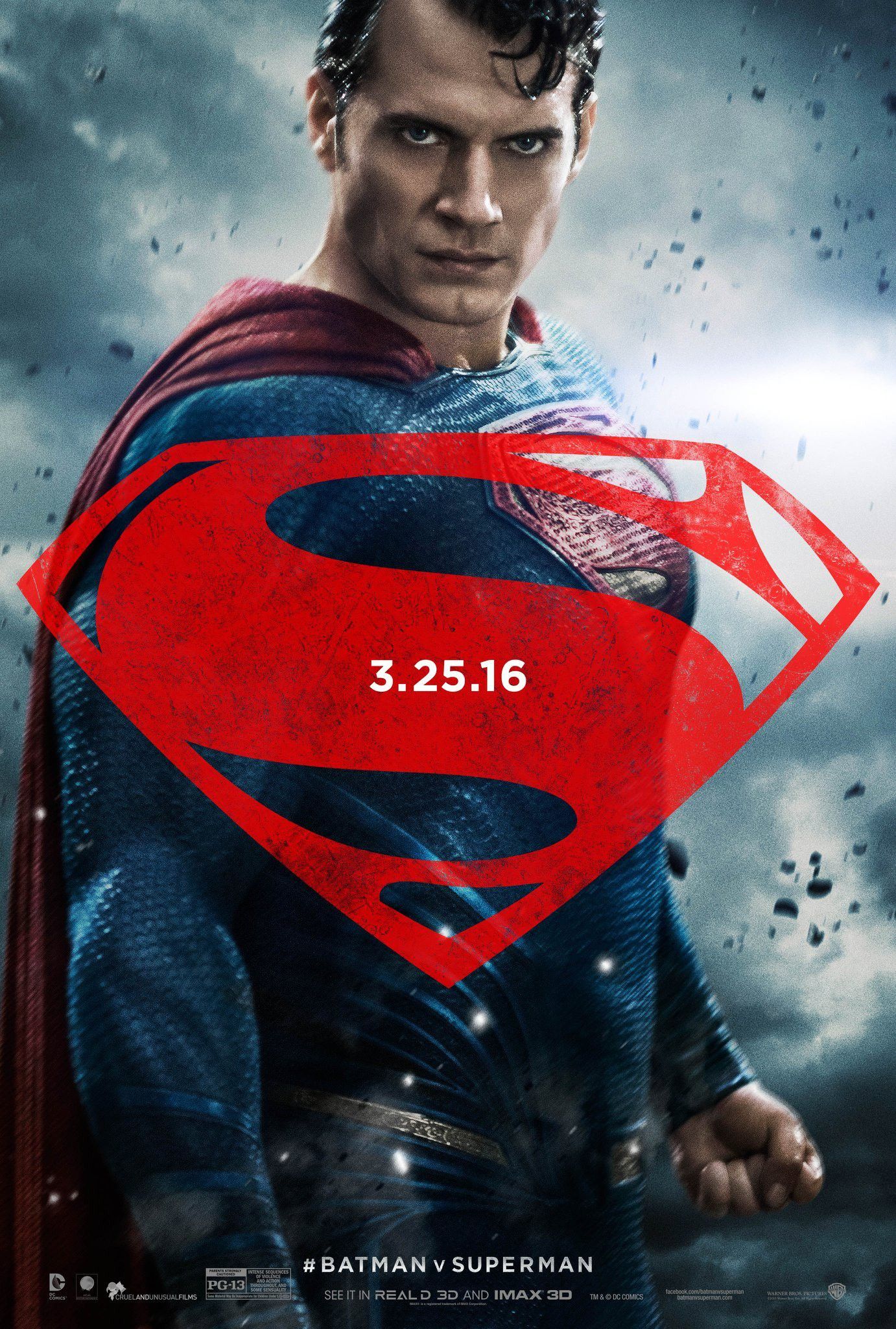 Batman v Superman Superman Character Poster