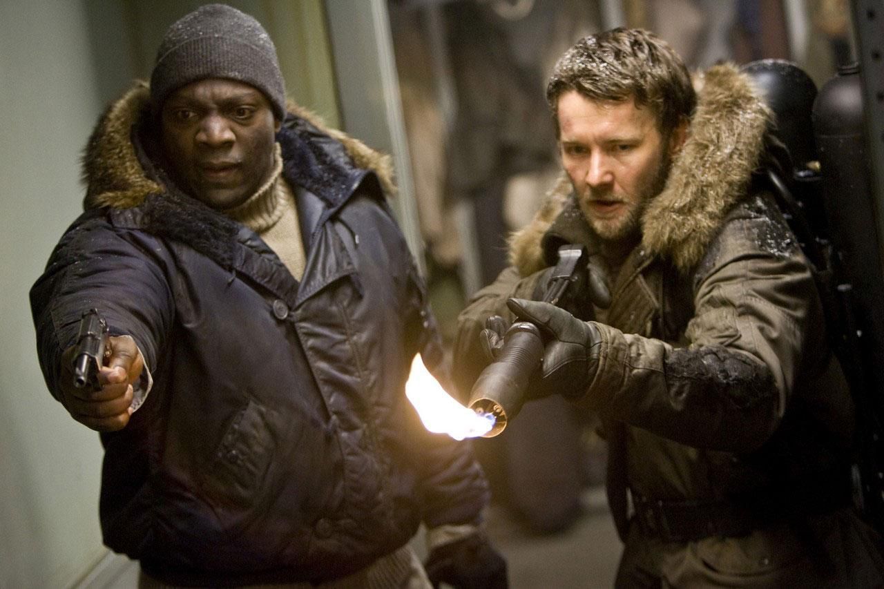 Adewale Akinnuoye-Agbaje and Joel Edgerton star in The ThingAbraham continued to explain that the spacecraft actually doesn't belong to the creature but in fact, {24} had been captured by another alien race that was piloting the ship. We asked the producer if the creature ever takes on the appearance of the alien's flying the ship? It did do that. At some point it killed the pilot and then it tried to observe its surroundings, which is what happens in {25}'s movie. It went out of the spaceship w