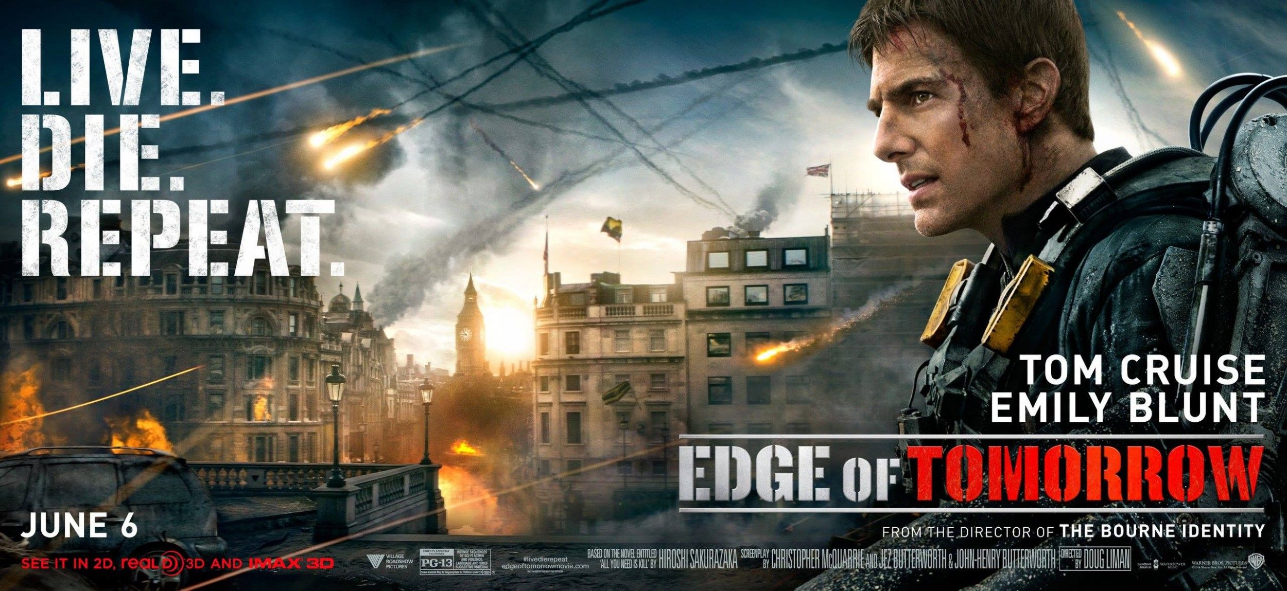 Edge of Tomorrow Tom Cruise banner