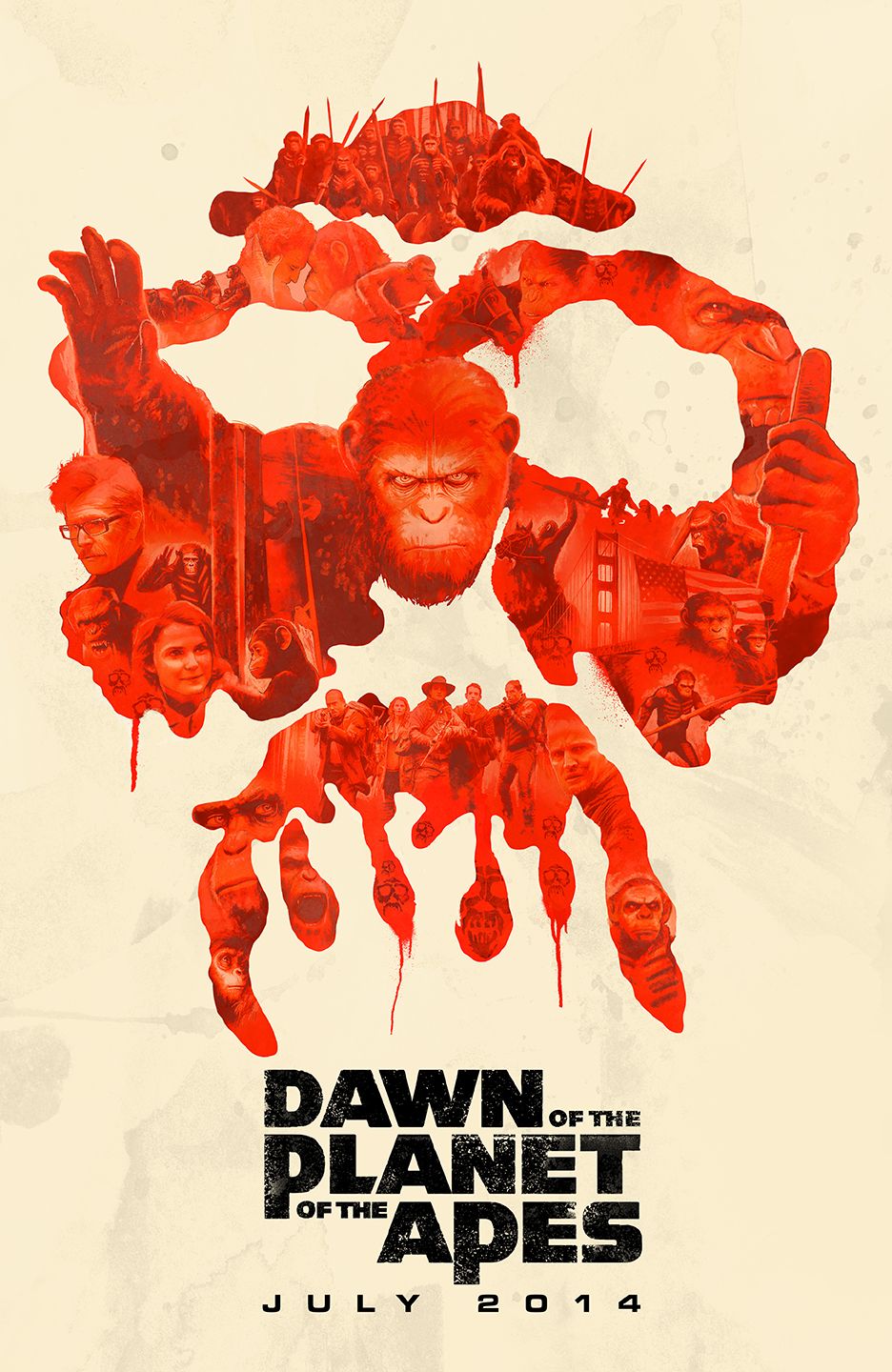 Dawn of the Planet of the Apes Janee Meadows Poster