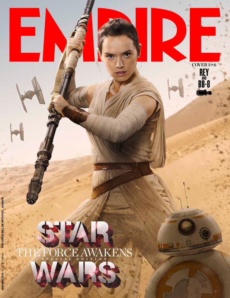 Star Wars: The Force Awakens Rey Empire Cover