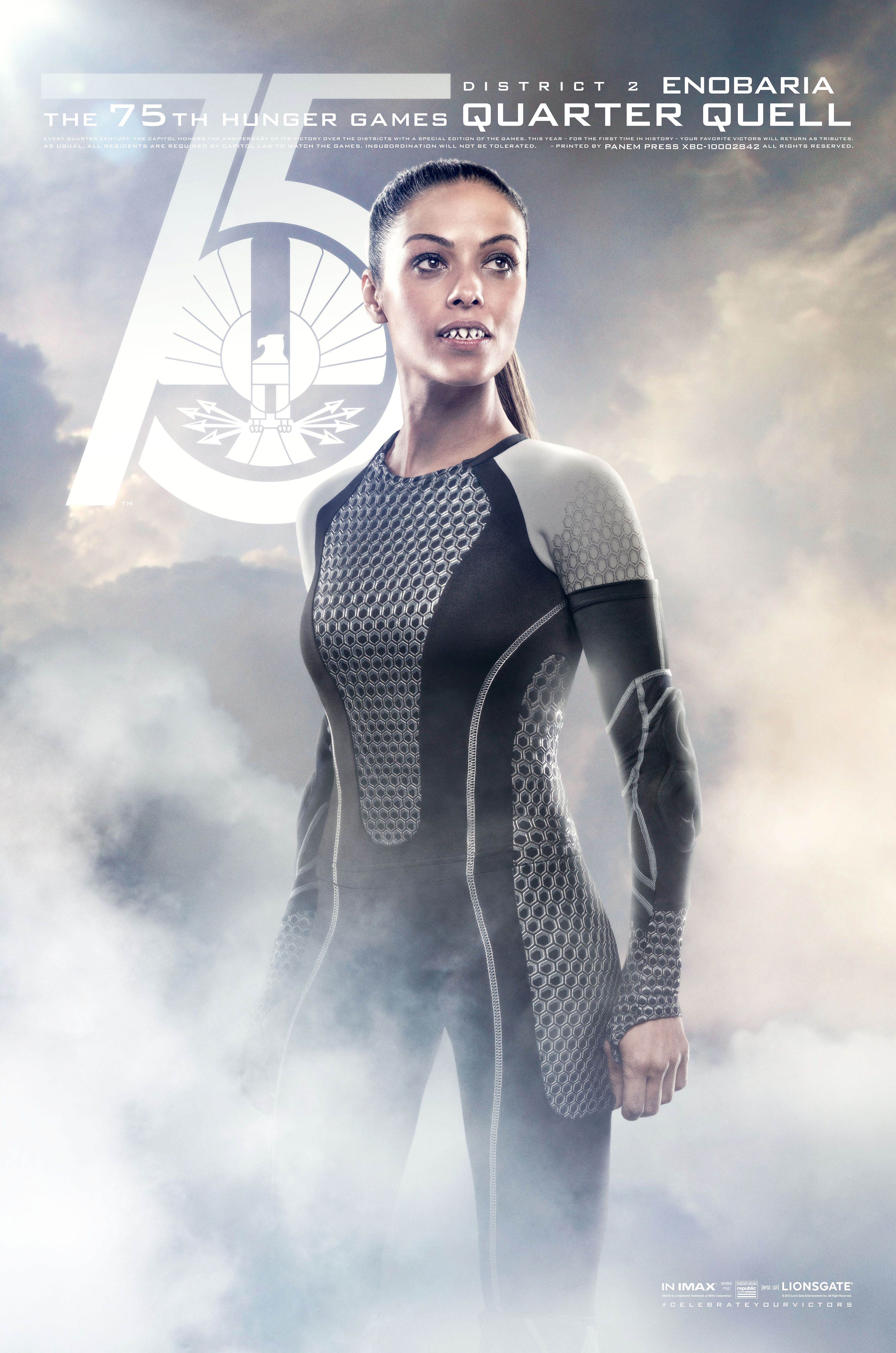 The Hunger Games Catching Fire Enobaria Poster