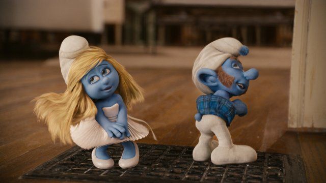 The Smurfs experimenting with new ventilation techniques{23} We never set out to reinvent {24}, just to bring them to life into the 3D world. The story is a great story. They want to go home, they're in this strange land, they enlist the help of this family, and in being with this family, they actually change their own lives and they actually change New York City. The chance for their wholesomeness and their Smurfyness to drop into the least wholesome place in the world, to see how those two wor