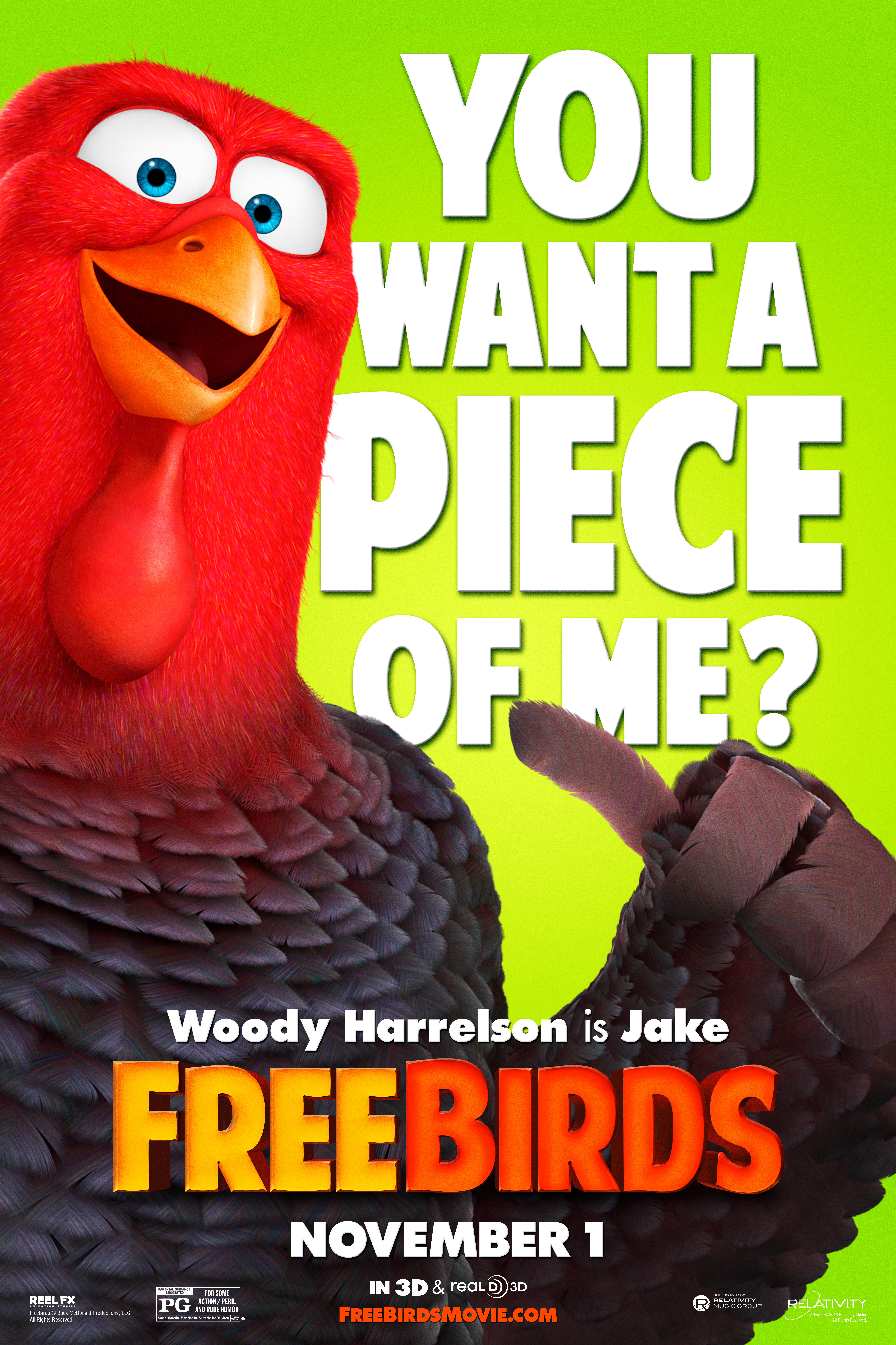 Free Birds Character Poster 1