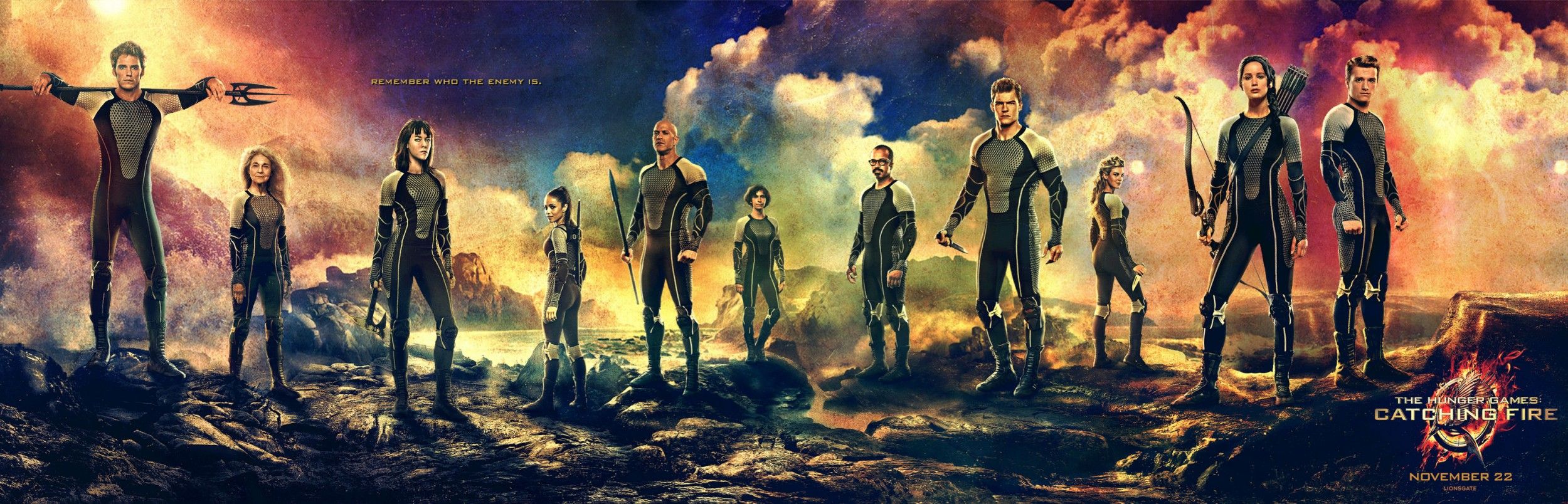 The Hunger Games: Catching Fire Victors Banner
