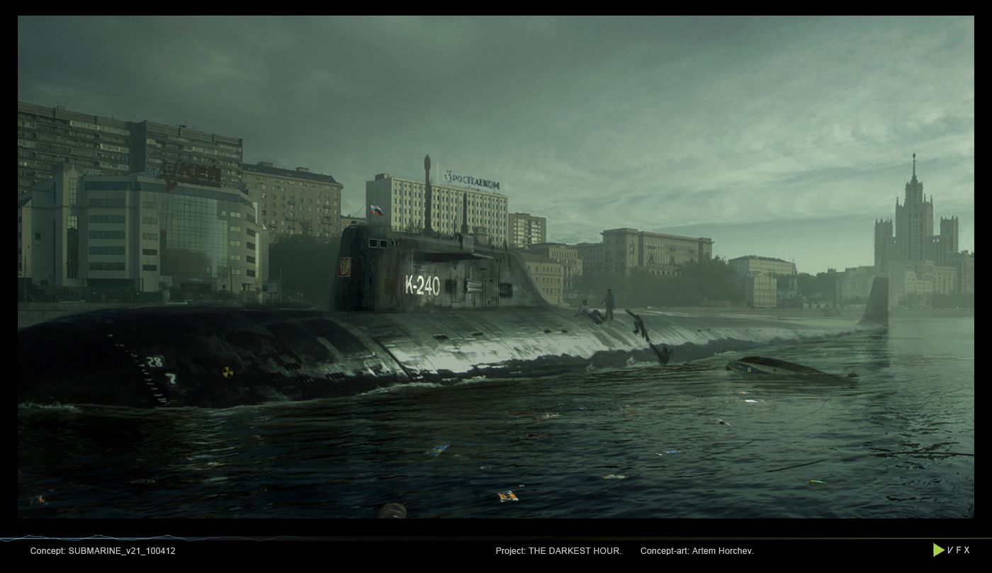 The Darkest Hour Concept Art - Submarine