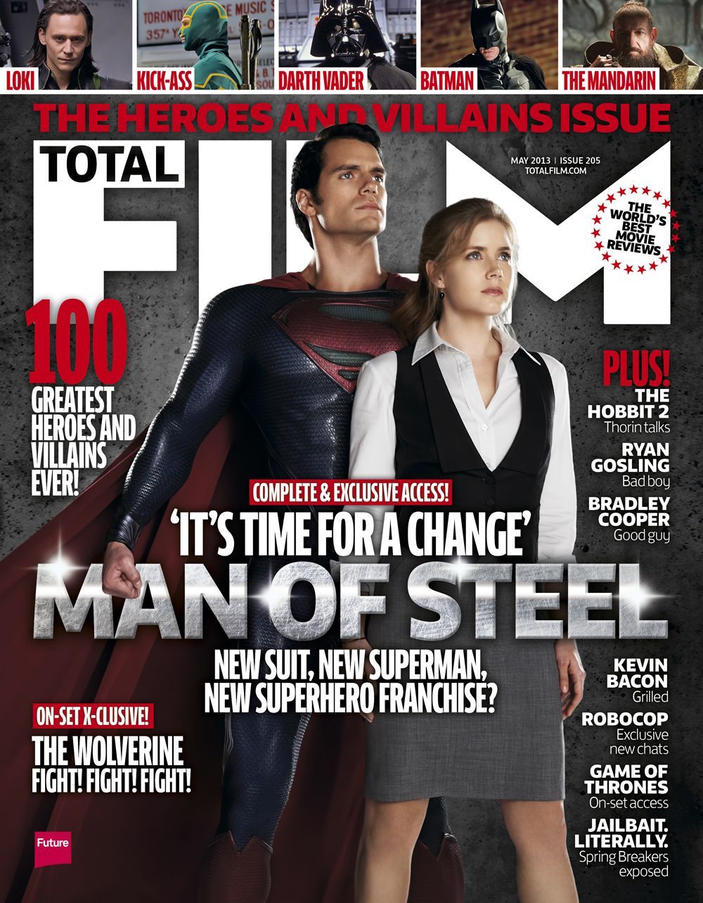 Man of Steel Total Film Magazine Cover