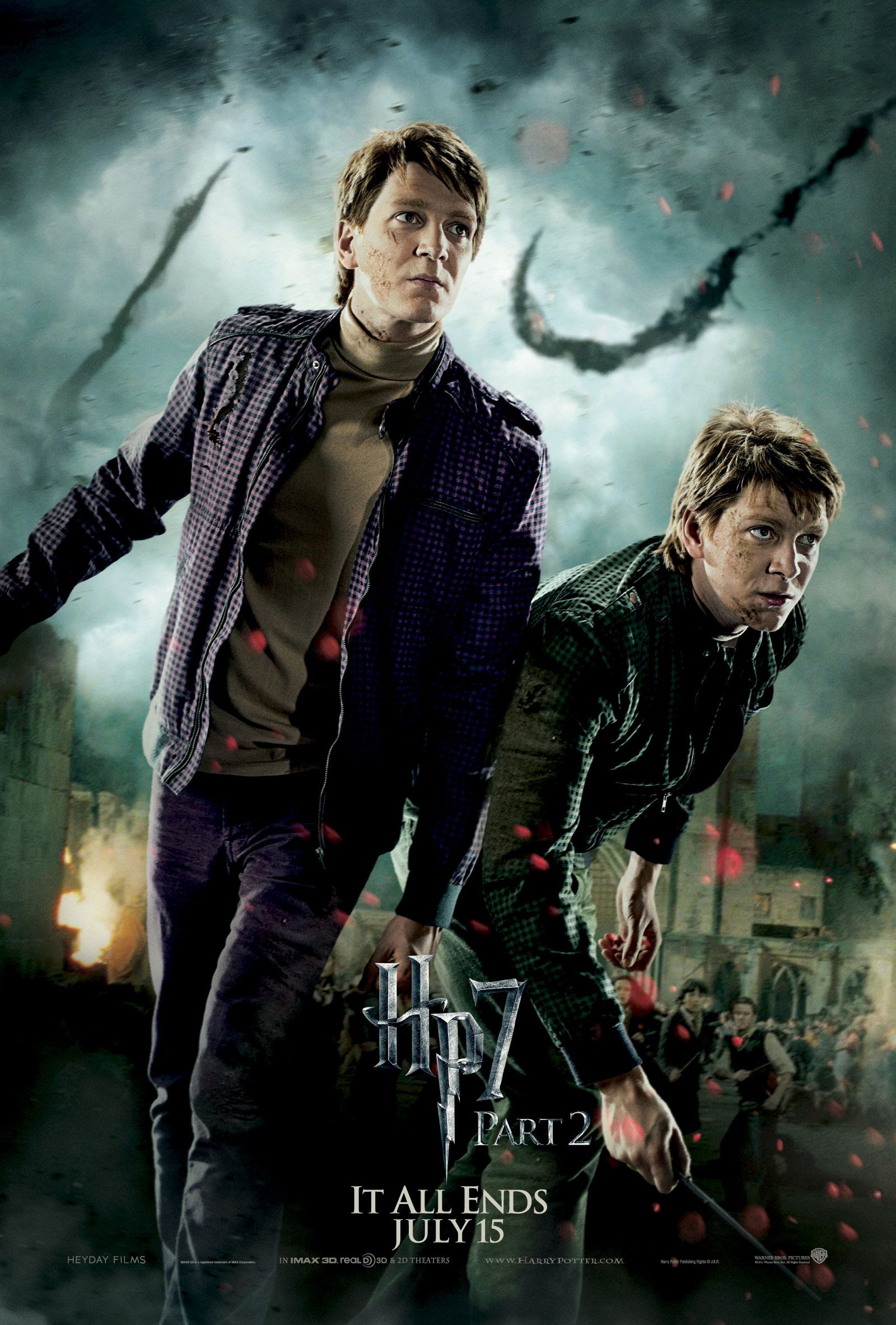 Harry Potter and the Deathly Hallows - Part 2 George and Fred Weasley Character Poster