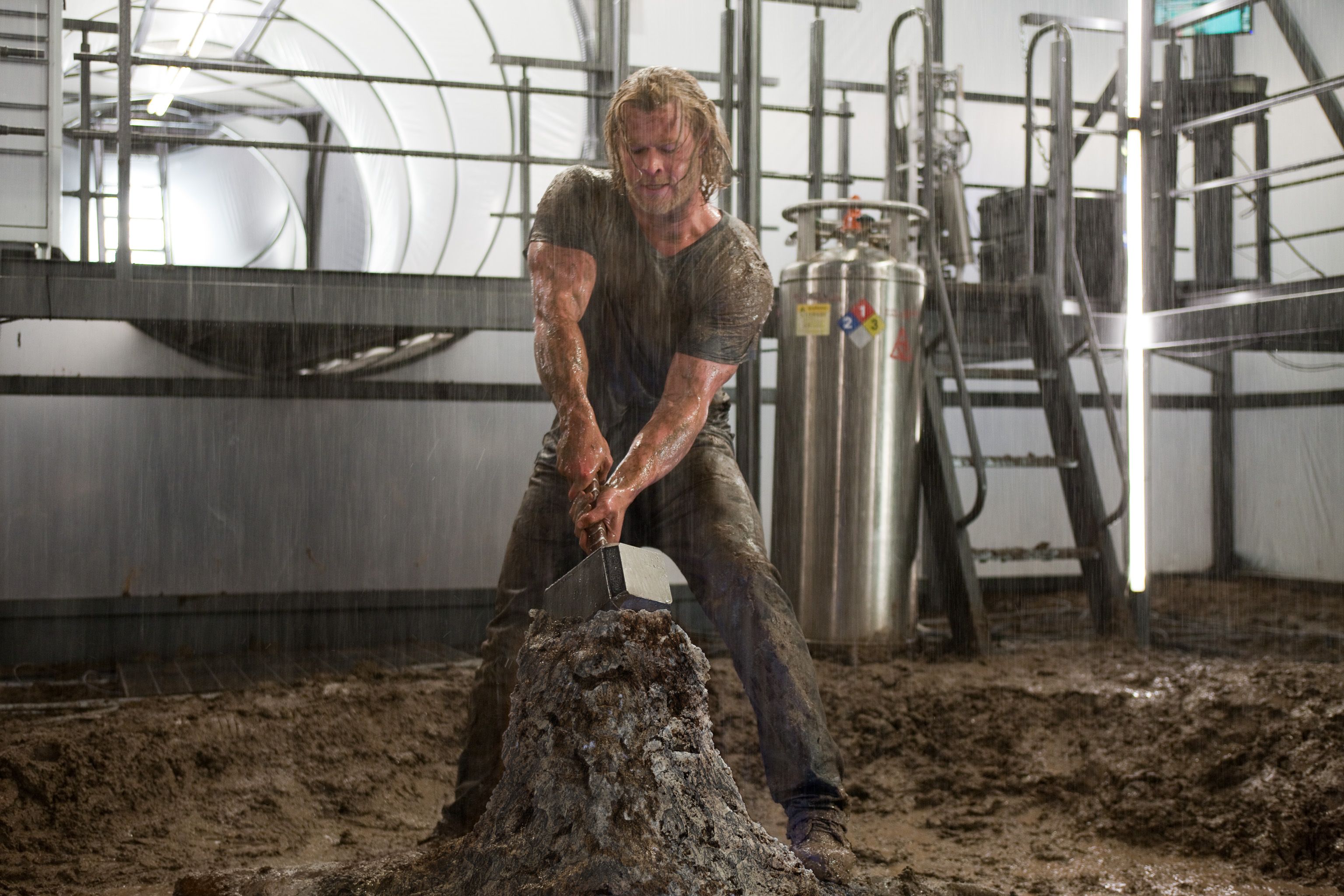 Chris Hemsworth as the Mighty Thor