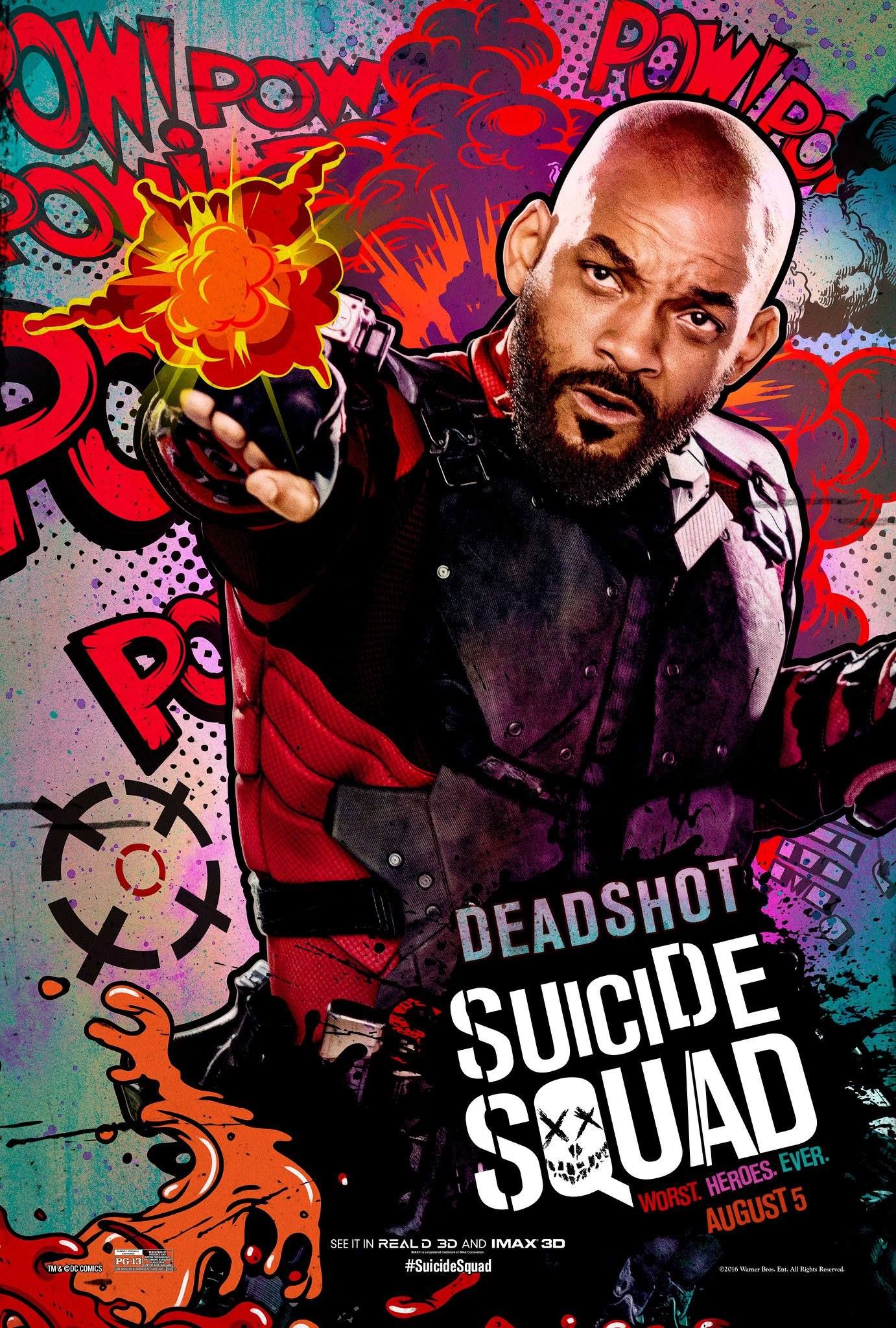 Suicide Squad Deadshot Comic Poster