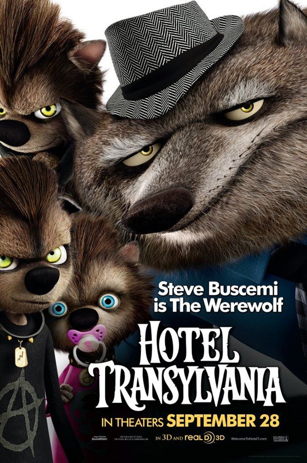 Hotel Transylvania Werewolf Character Poster