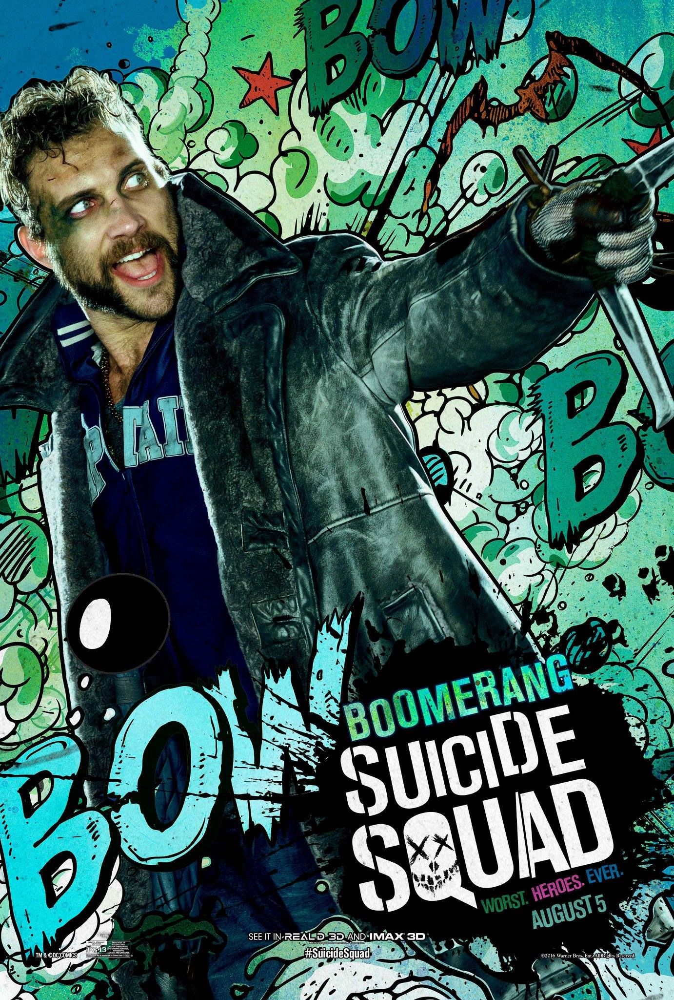 Suicide Squad Boomerang Comic Poster