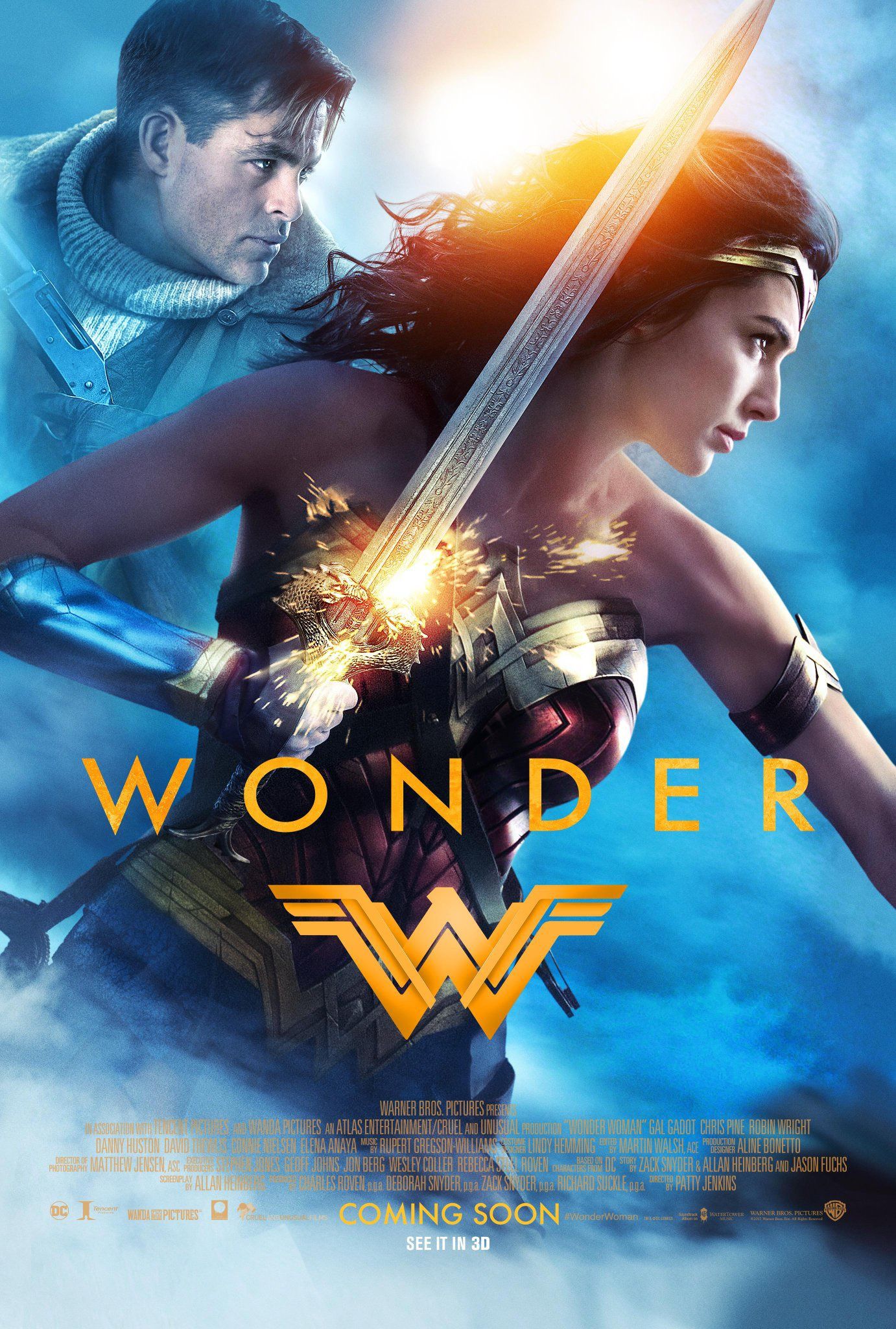 Wonder Woman Steve Trevor poster
