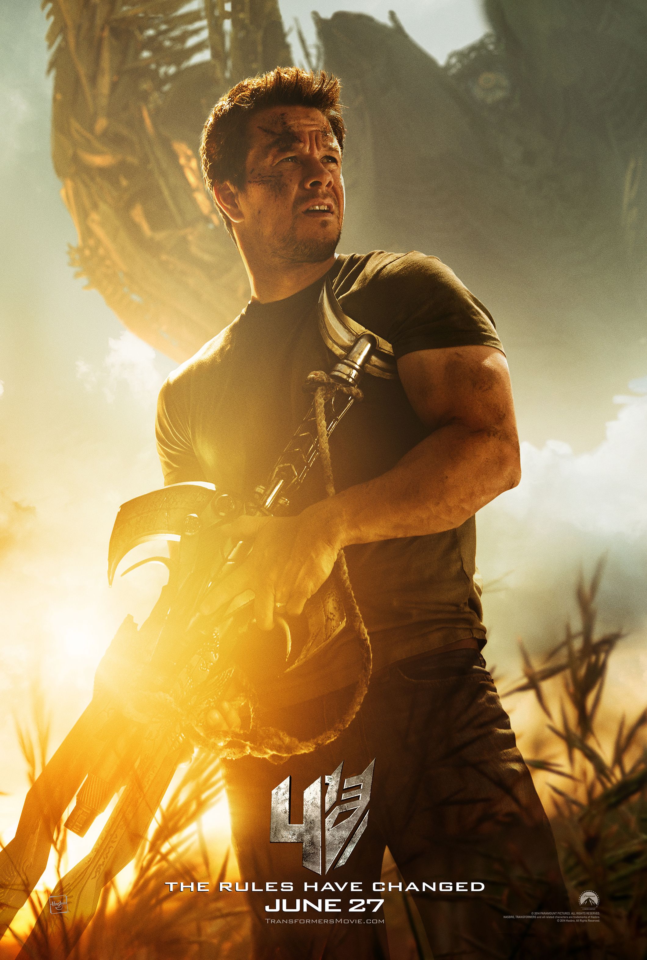 Transformers 4 Mark Wahlberg Poster
