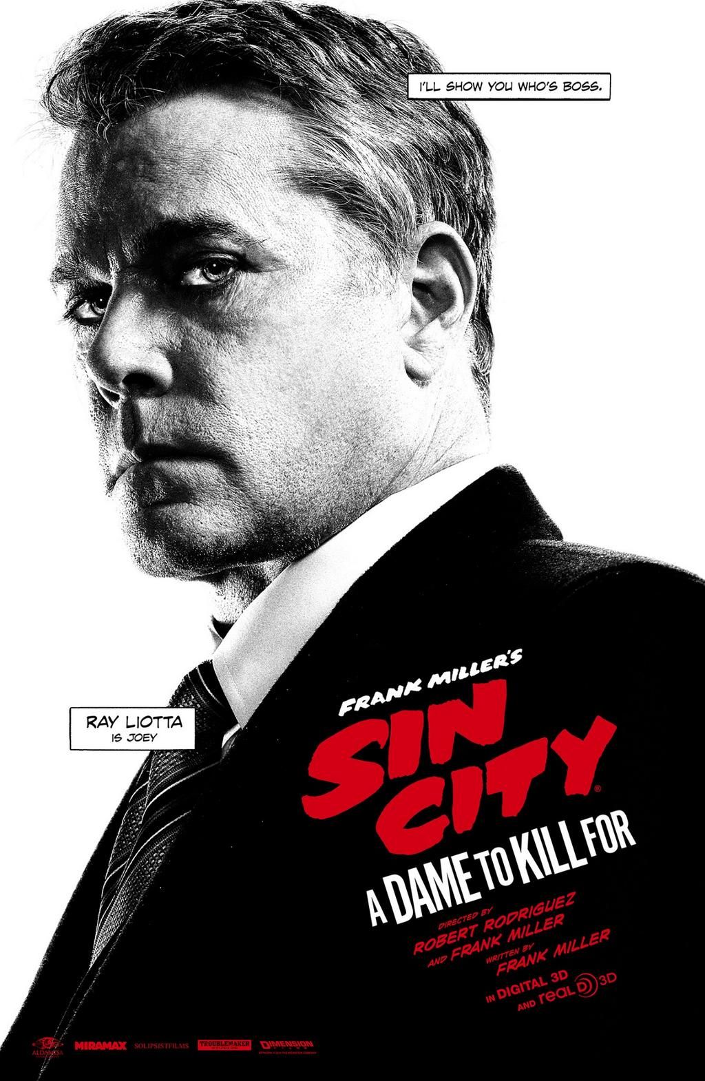 Ray Liotta Sin City a Dame to Kill For Poster