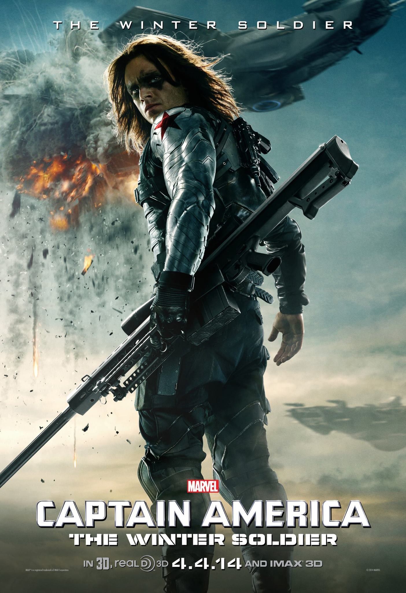Captain America 2 The Winter Soldier Character Poster
