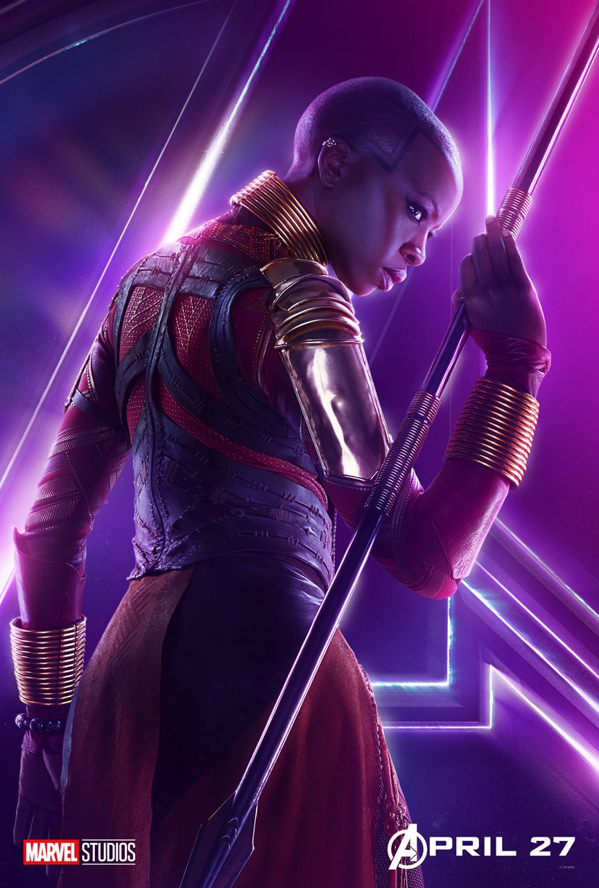 Okoye Avengers Infinity War Poster