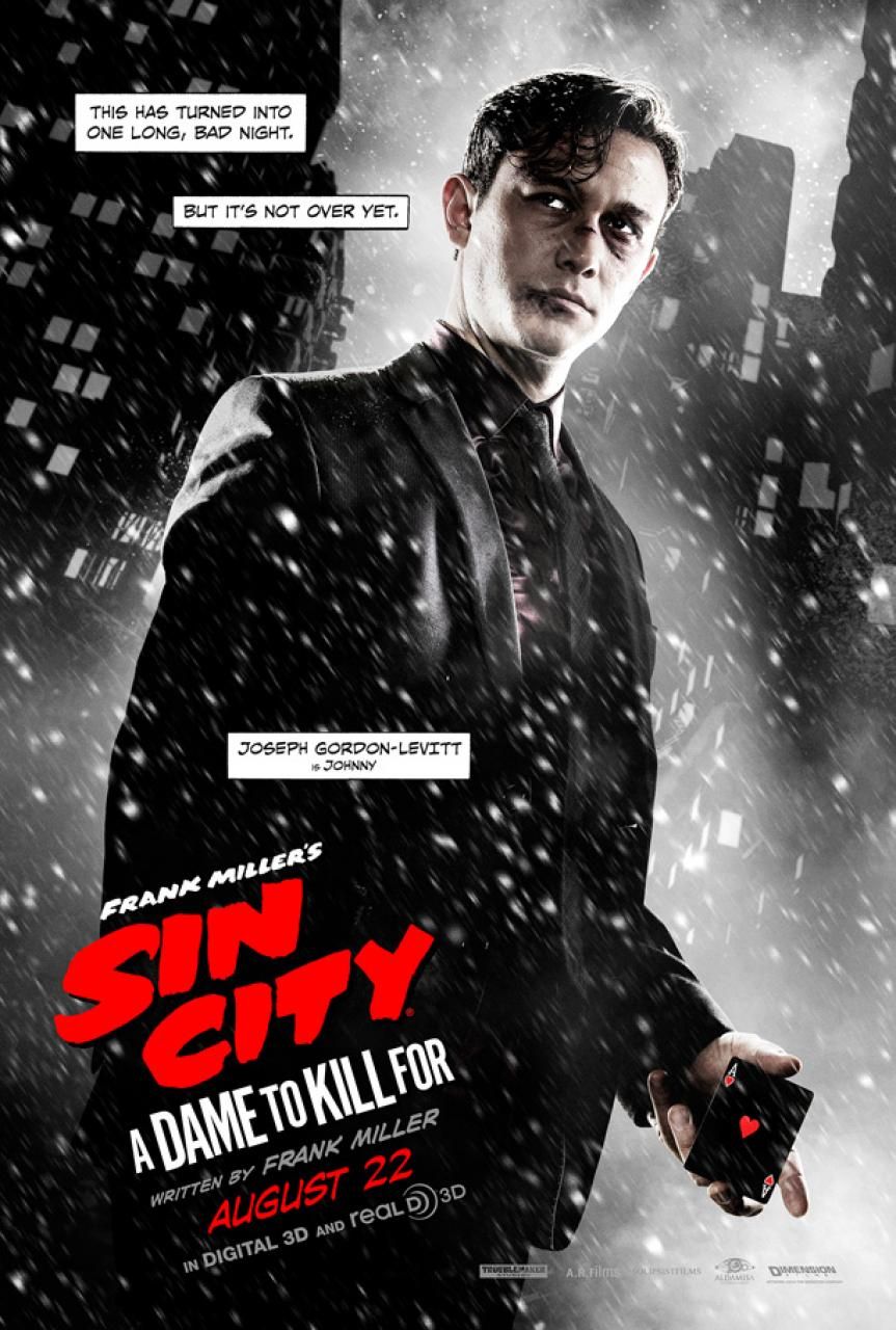 Joseph Gordon-Levitt Sin City 2 Character Poster