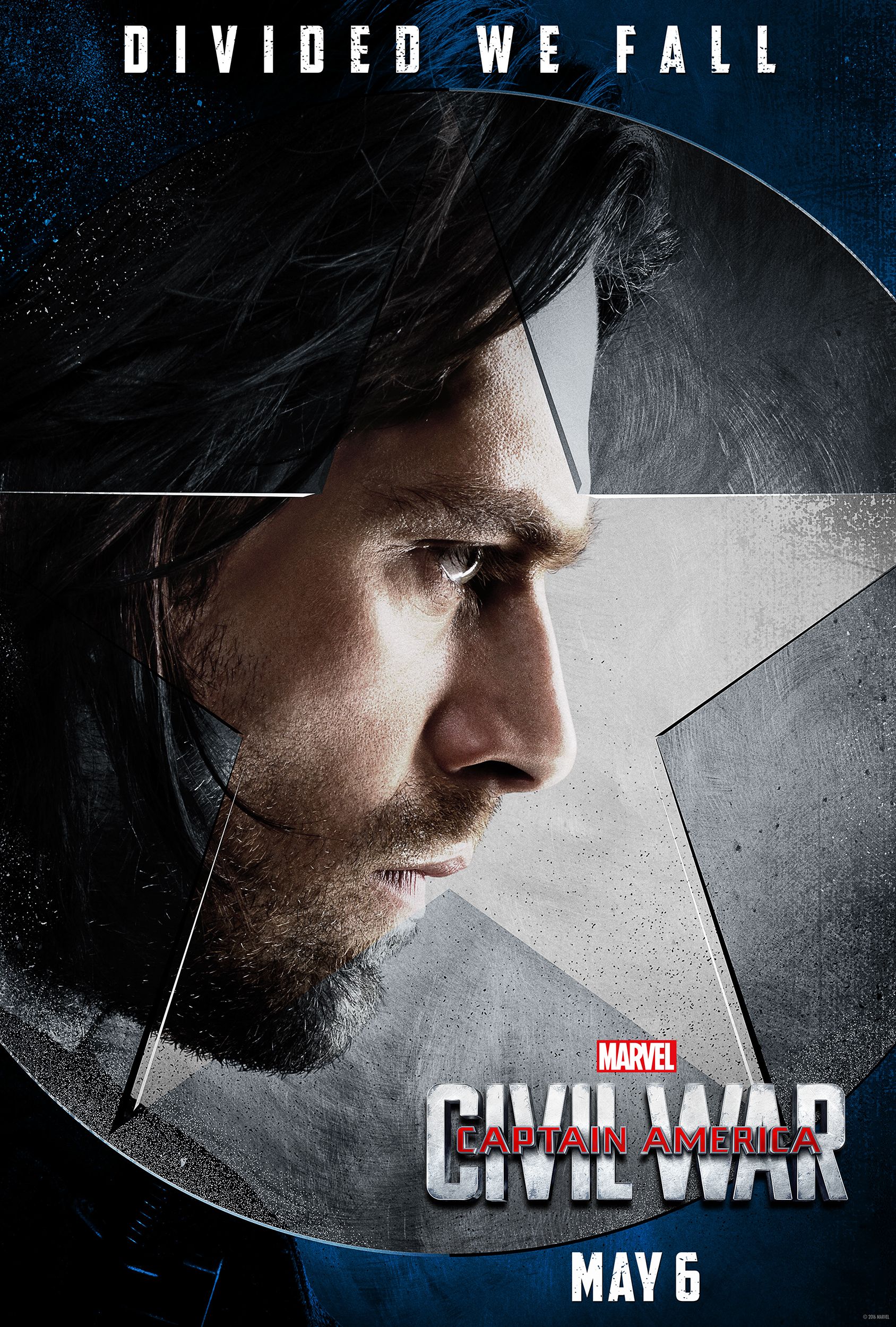 Captain America Civil War Winter Soldier poster