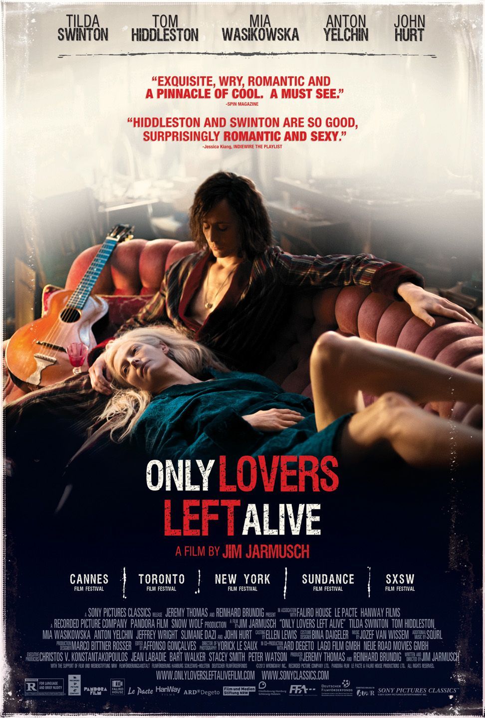 Only Lovers Left Alive US Poster