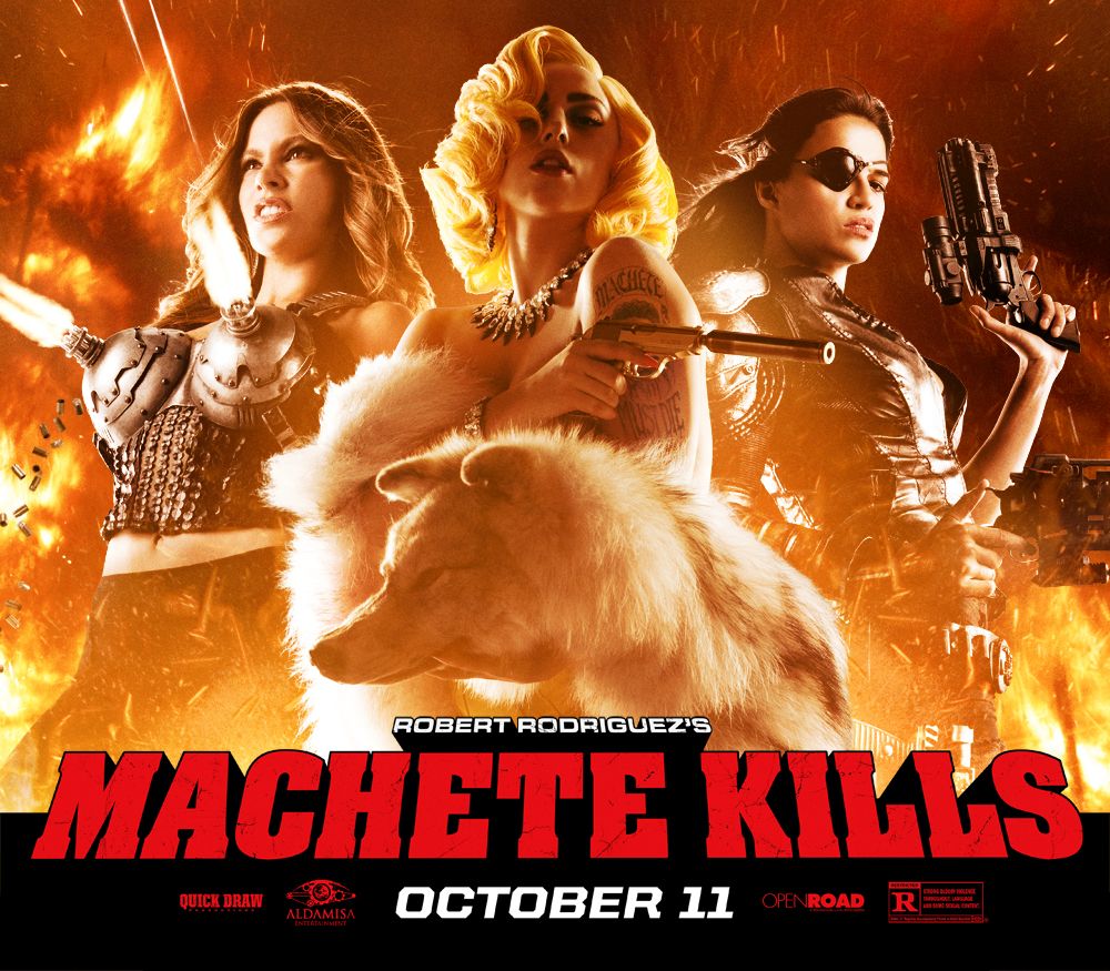 Machete Kills Lady Gaga banner