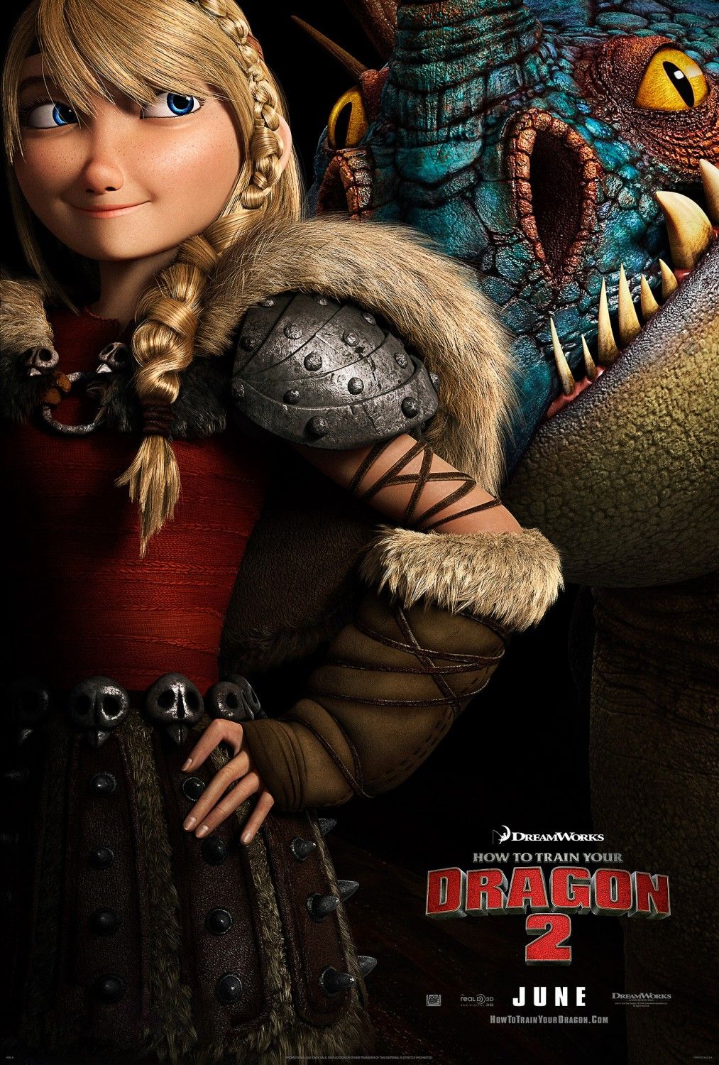 How to Train Your Dragon 2 Astrid Poster
