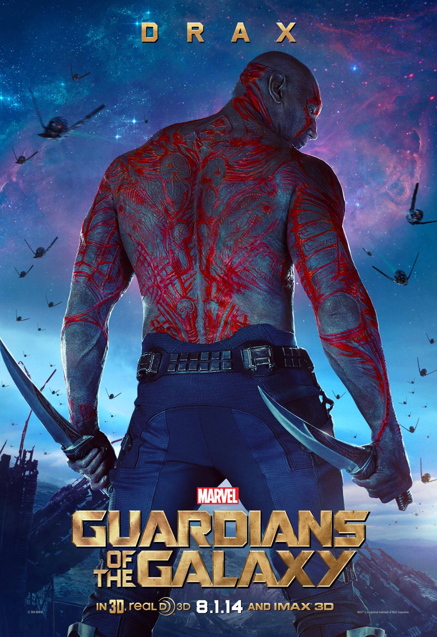 Guardians of the Galaxy Drax Poster