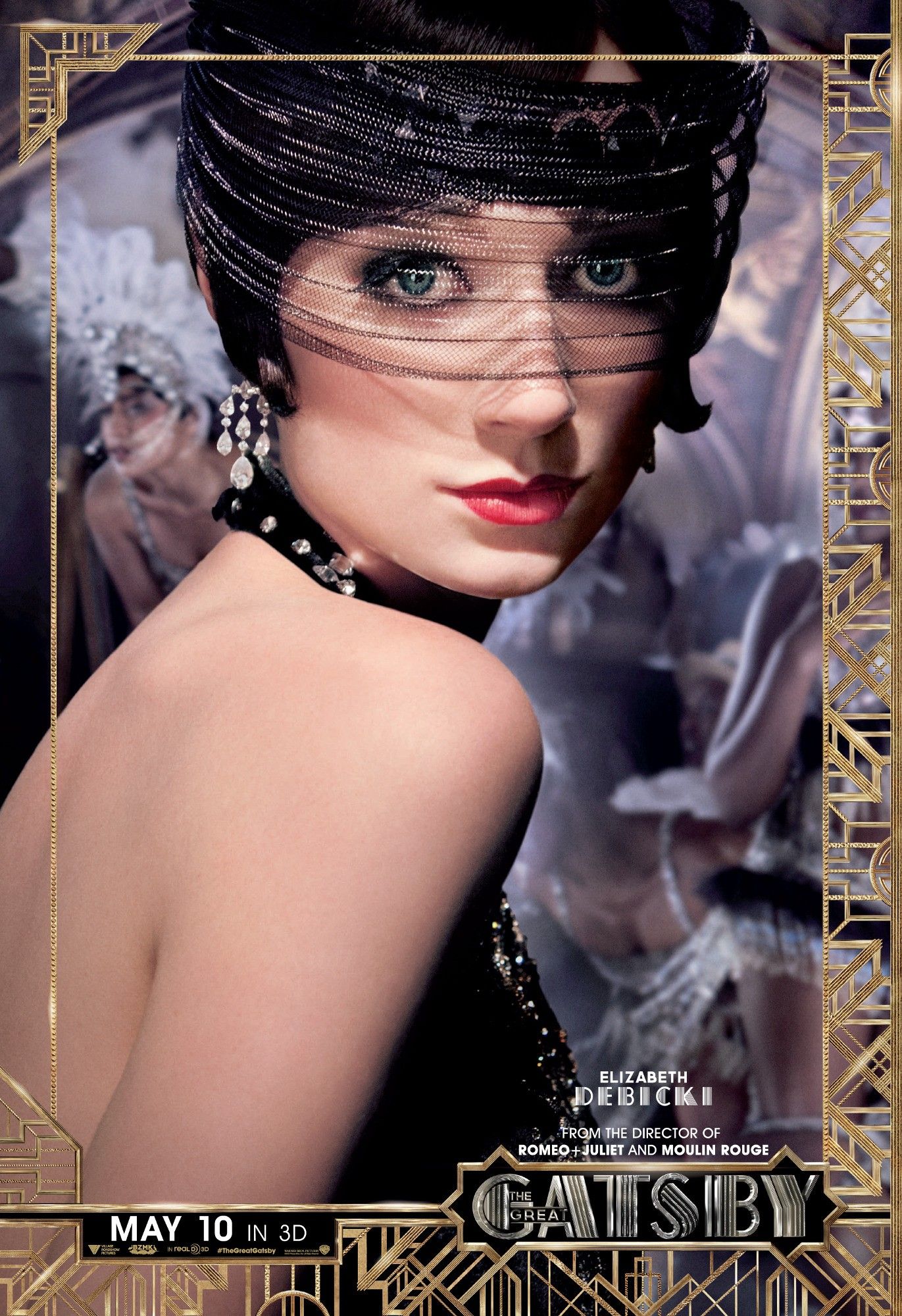 The Great Gatsby Elizabeth Debicki Poster