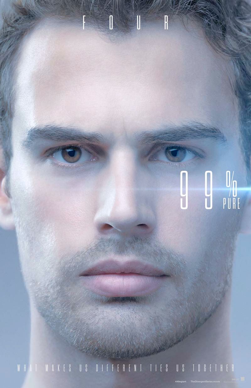 Divergent Allegiant Four Character Poster