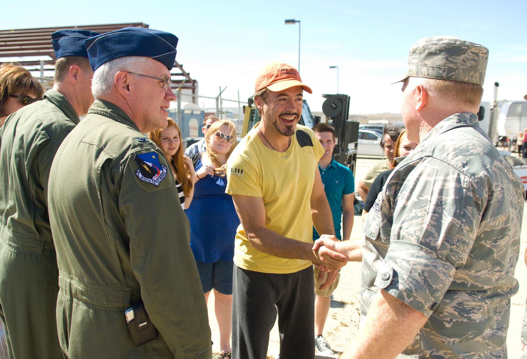 Robert Downy Jr. at Edwards Air Force Base