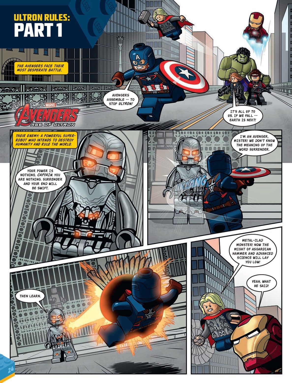 Avengers: Age of Ultron Lego Comic Book 2