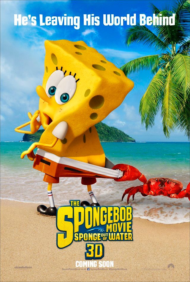 The Spongebob Movie: Sponge out of Water 3D Poster