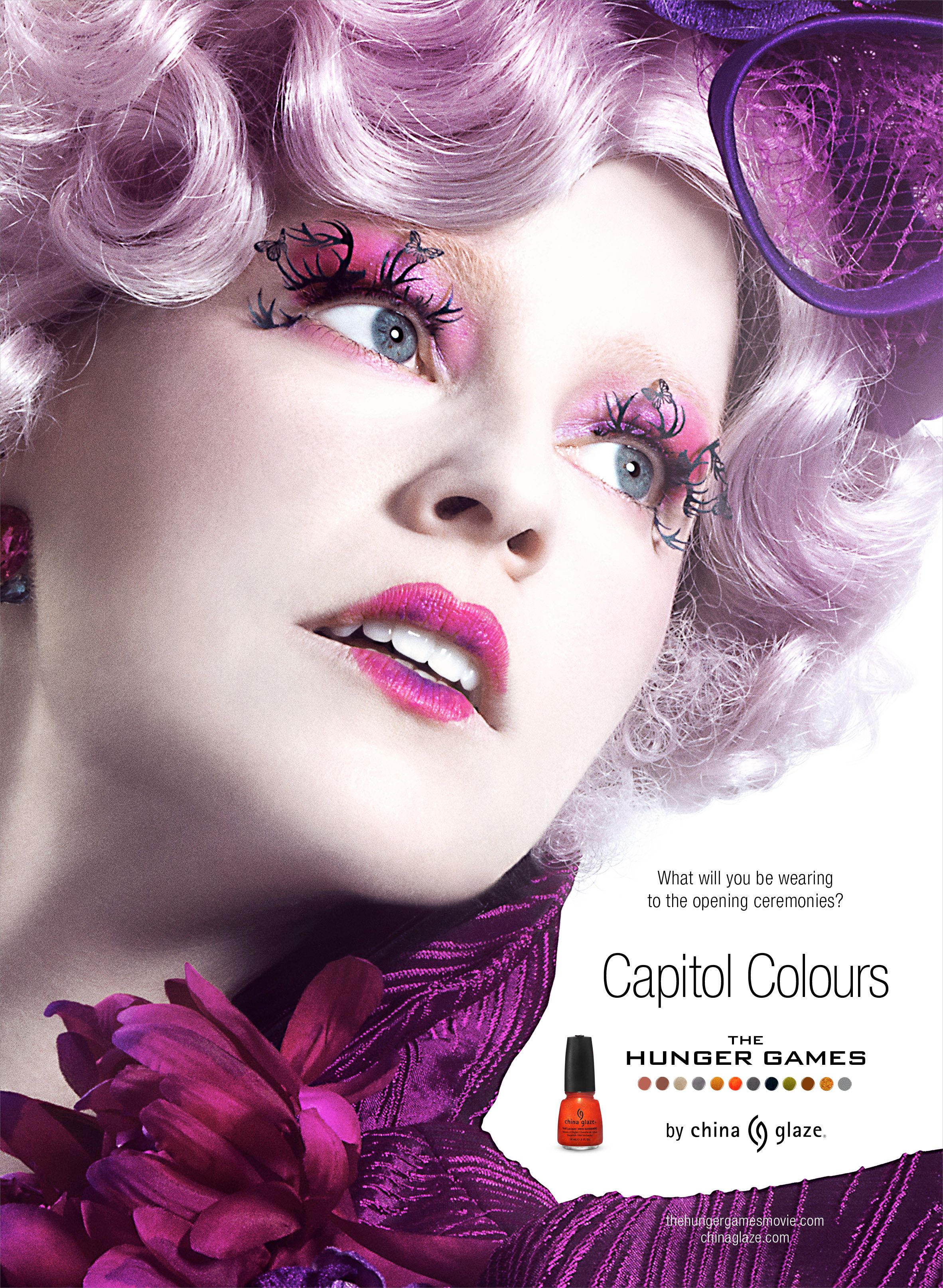 The Hunger Games Capitol Colours Ad Campaign