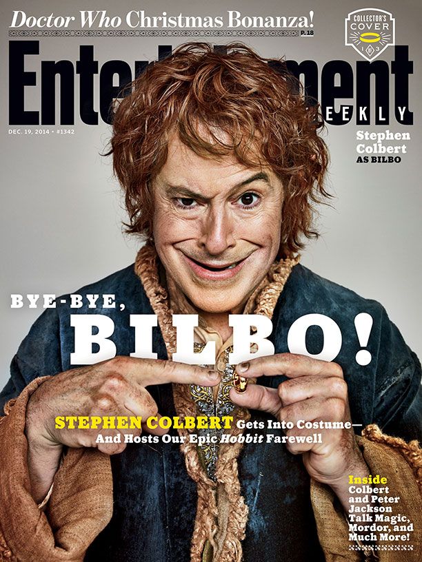 Hobbit Stephen Colbert EW Cover 1