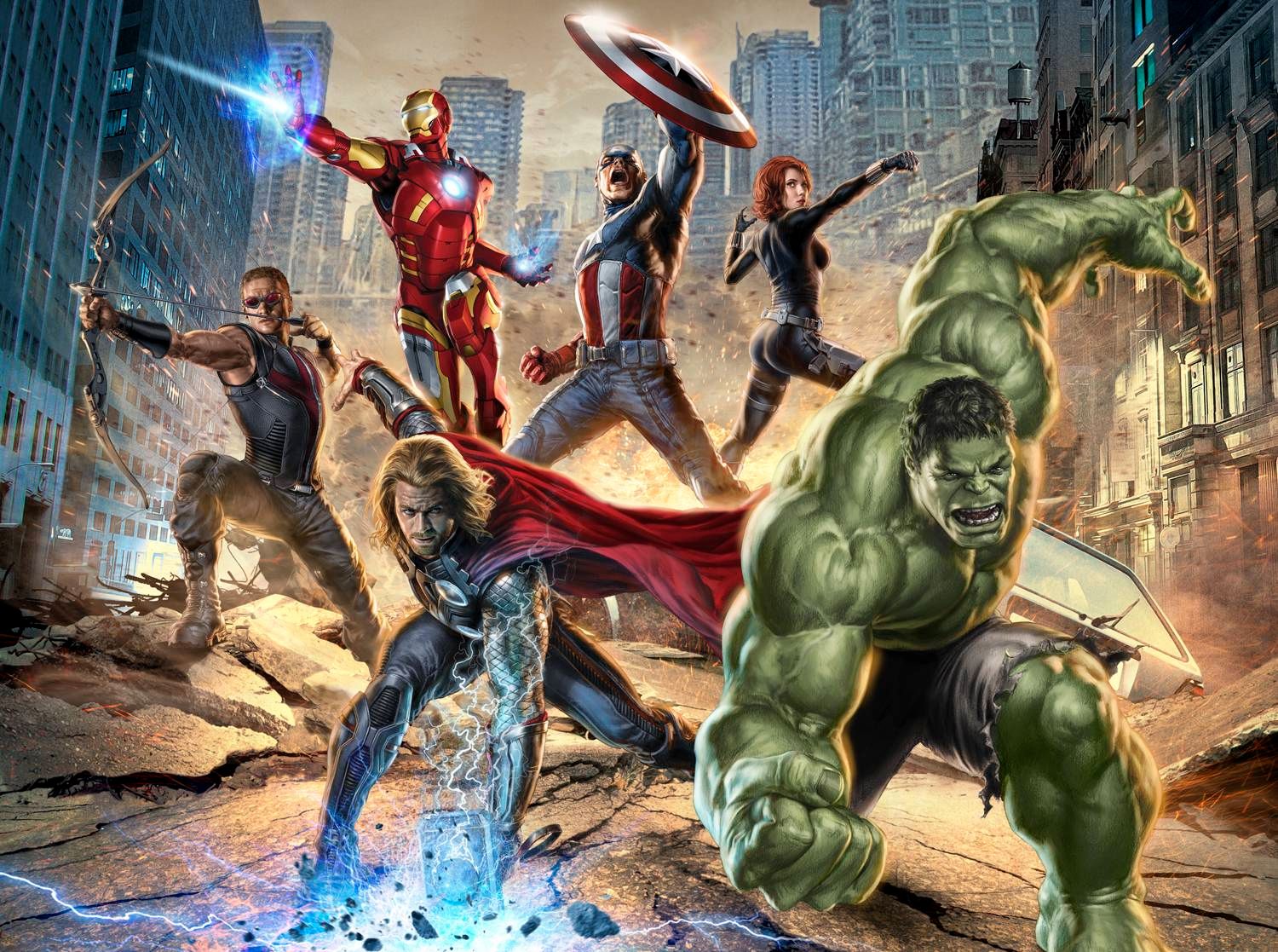 The Avengers Comic Book promo art #2