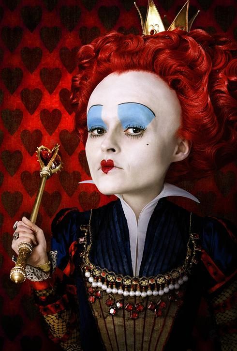 The Red Queen played by Helena Bonham Carter