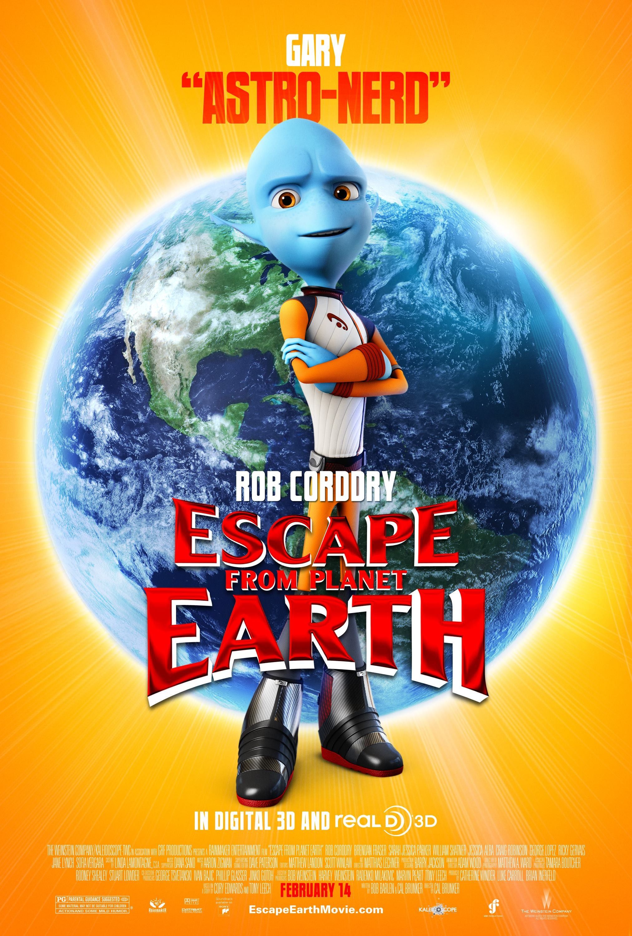 Escape From Planet Earth Gary Character Poster