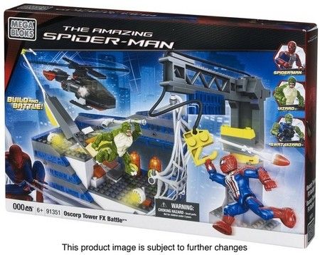 The Amazing Spider-Man Mega Bloks Toy Set