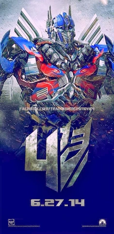 Tranformers Age of Extinction Optimus Prime poster