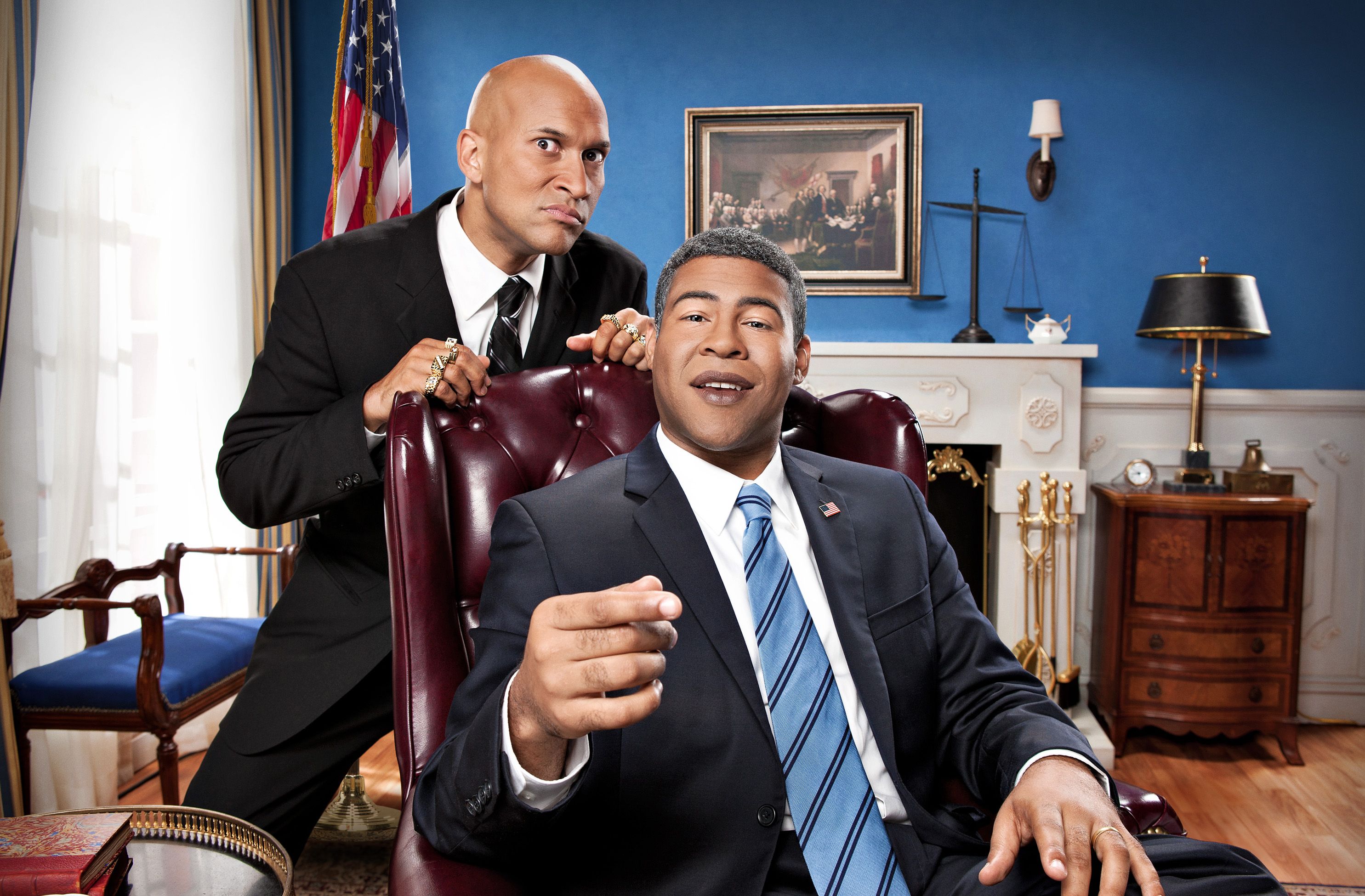 Key & Peele Obama and Luther Photo